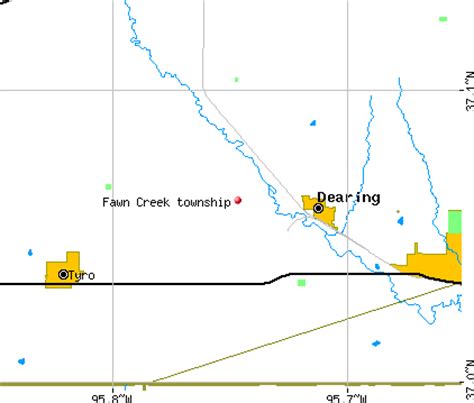 leaf fish|Fawn Creek Township Map .